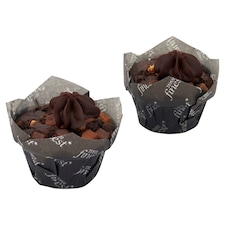 Tesco Finest Belgian Triple Chocolate Muffins 2 Pack thumbnail 3