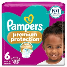 Pampers Premium Protection Size 6 28 Nappies