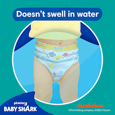 Pampers Splashers Baby Shark Size 3-4 Swim Nappies 12 Pack thumbnail 4