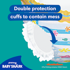 Pampers Splashers Baby Shark Size 3-4 Swim Nappies 12 Pack thumbnail 5