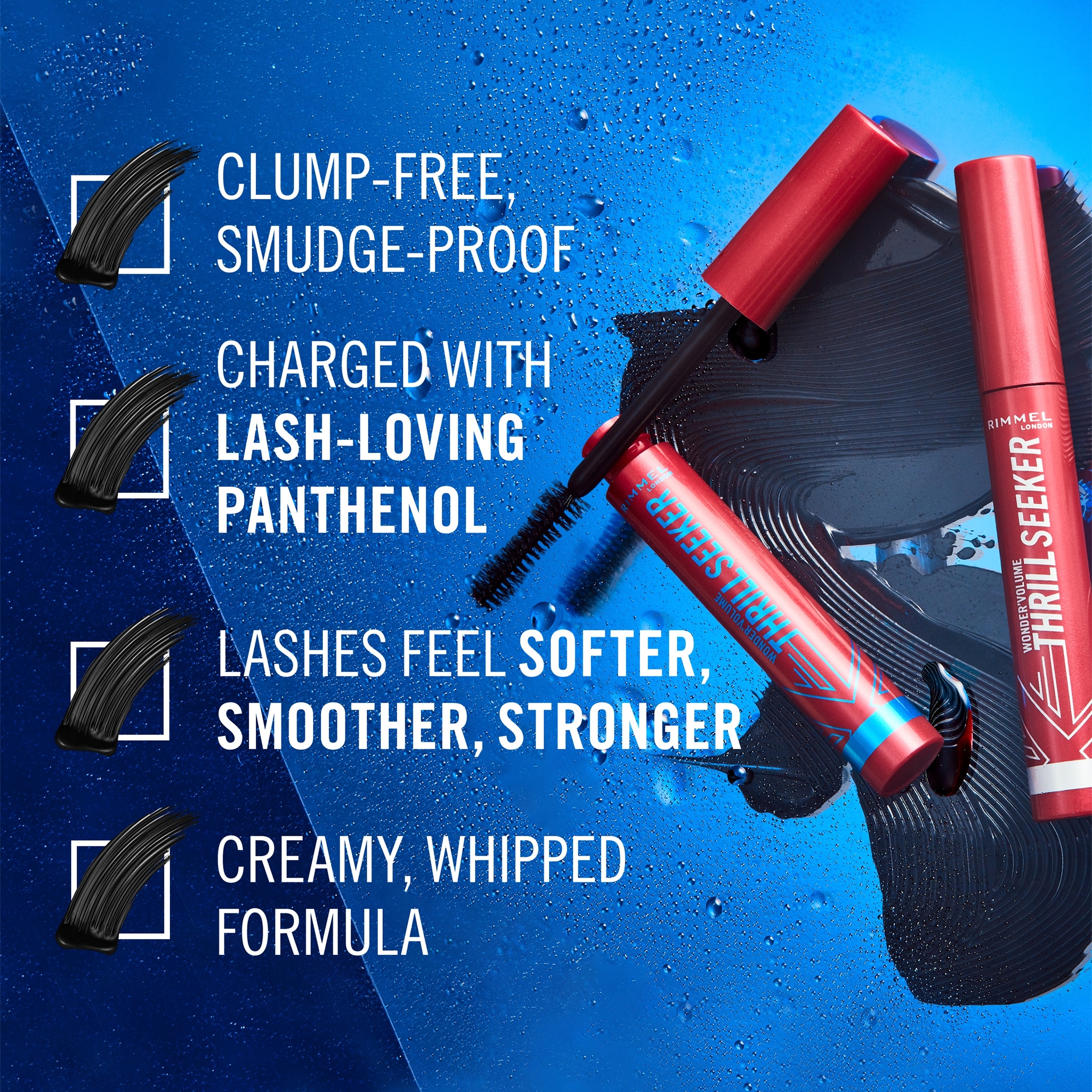 Rimmel Wonder Volume Mascara Black Waterproof 8Ml thumbnail 3