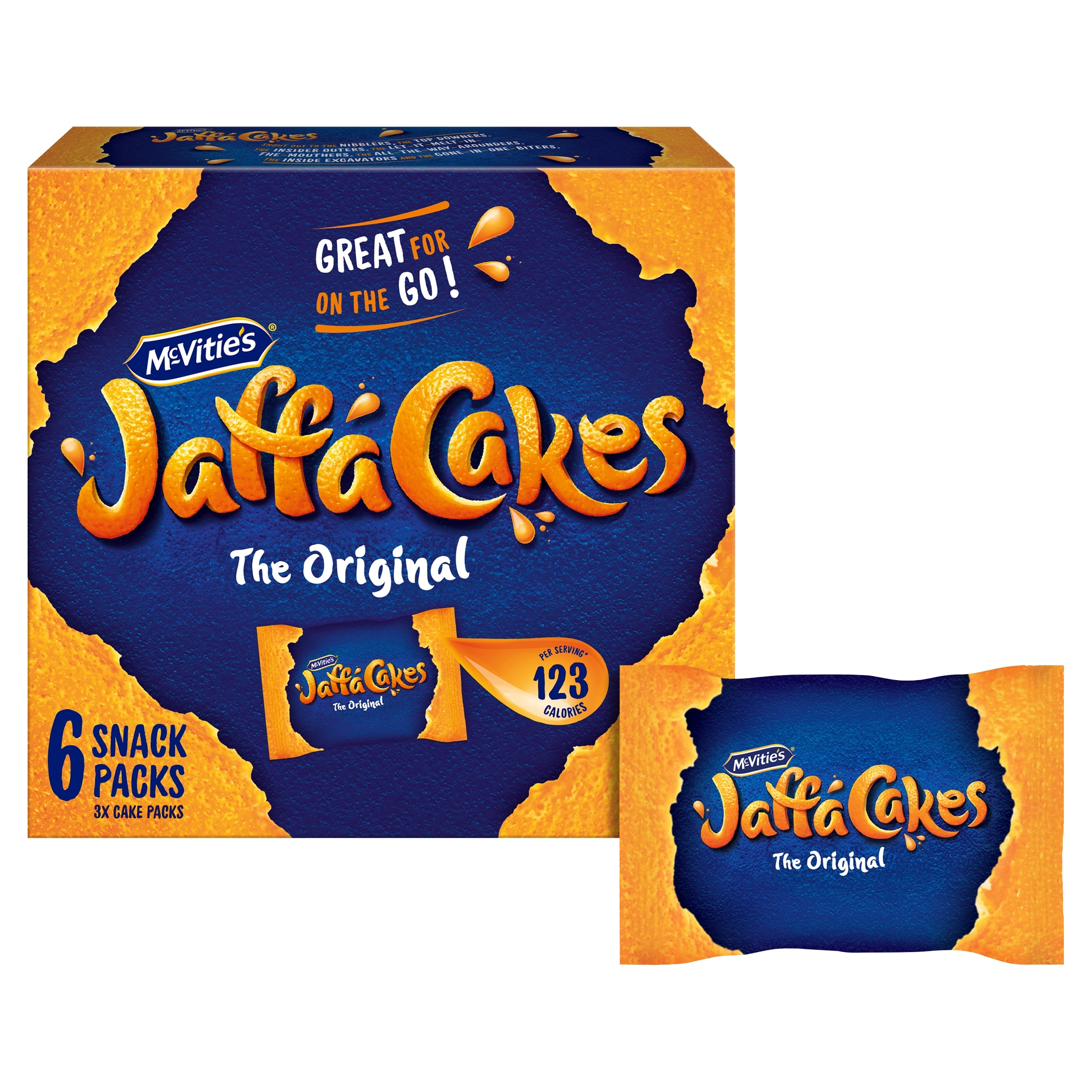 McVitie's The Original Jaffa Cakes Snack Packs 6 x 3 Pack thumbnail 2