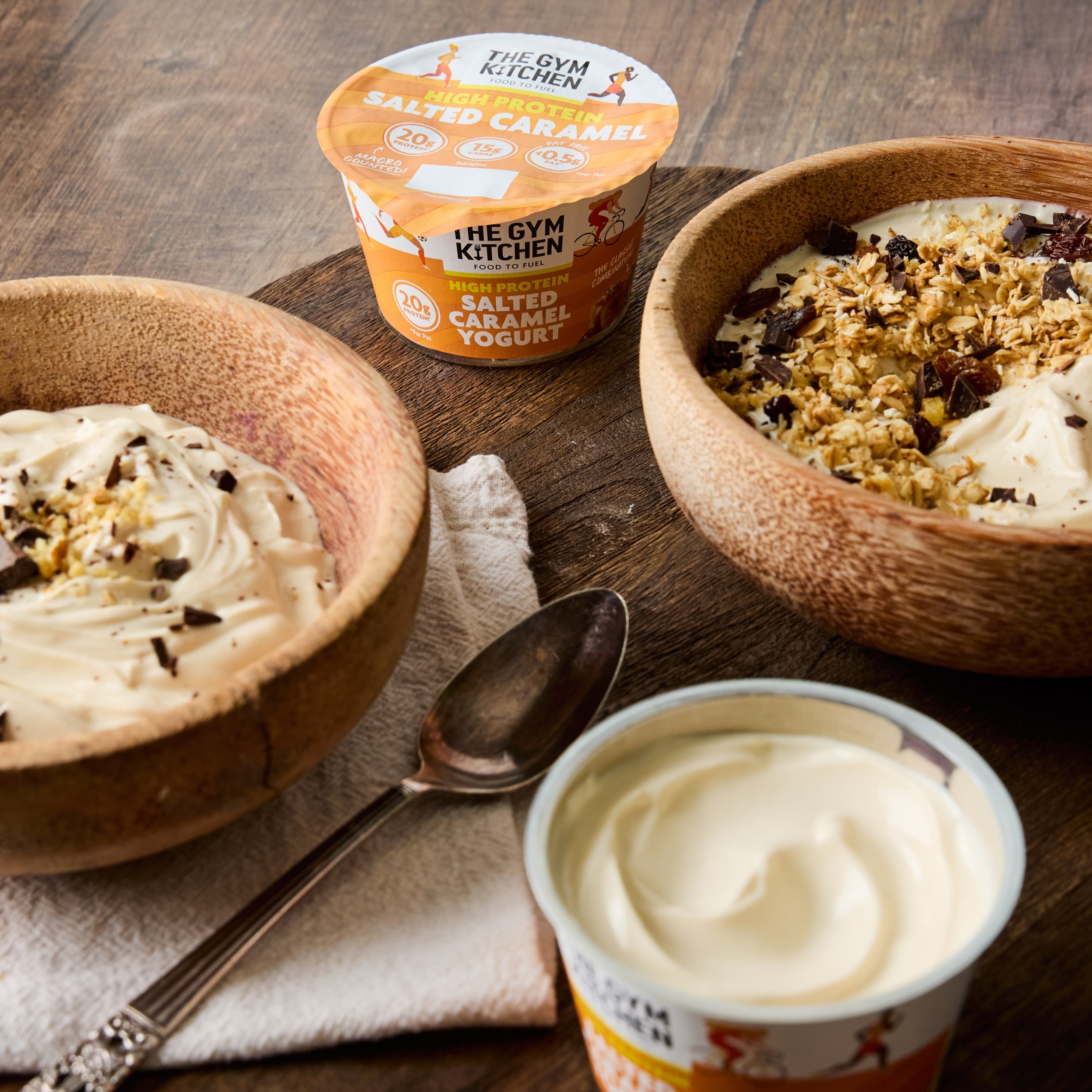 The Gym Kitchen High Protein Salted Caramel Yogurt 200g thumbnail 2