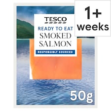 Tesco Smoked Salmon 50g
