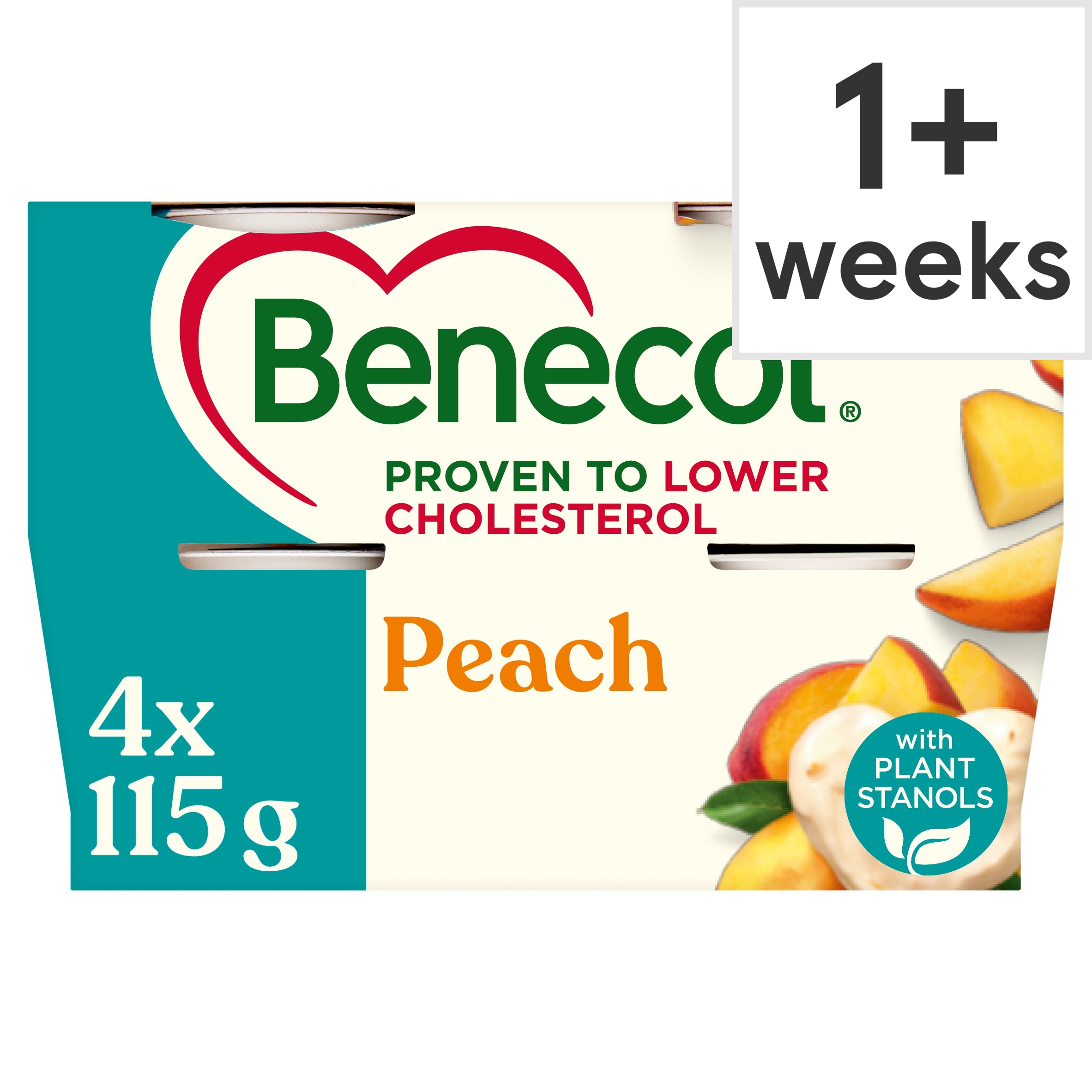 Benecol Cholesterol Lowering Yoghurt Peach