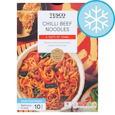 Tesco Chili Beef Noodles 400g