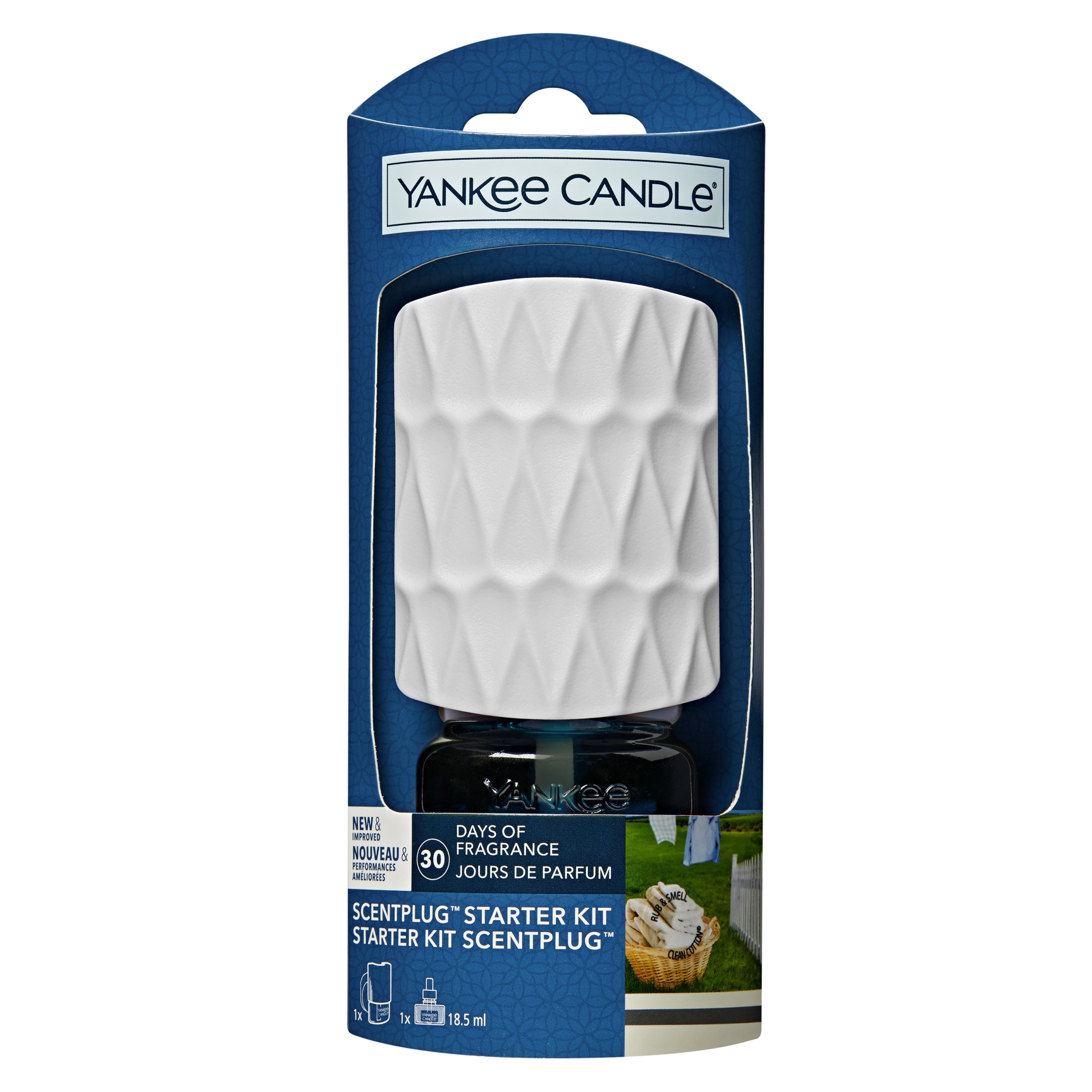 Yankee Classic Clean Cotton Scent Starter Plug Kit