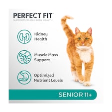 Perfect Fit Senior 11+ Dry Cat Food - Chicken 750g thumbnail 2