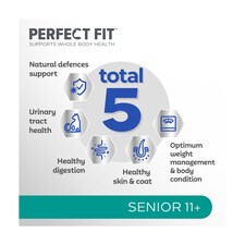 Perfect Fit Senior 11+ Dry Cat Food - Chicken 750g thumbnail 4