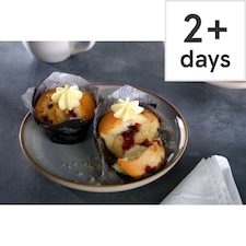 Tesco Finest Victoria Sponge Muffins 2 Pack