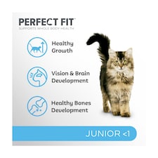 Perfect Fit Junior Dry Cat Food - Chicken 750g thumbnail 2