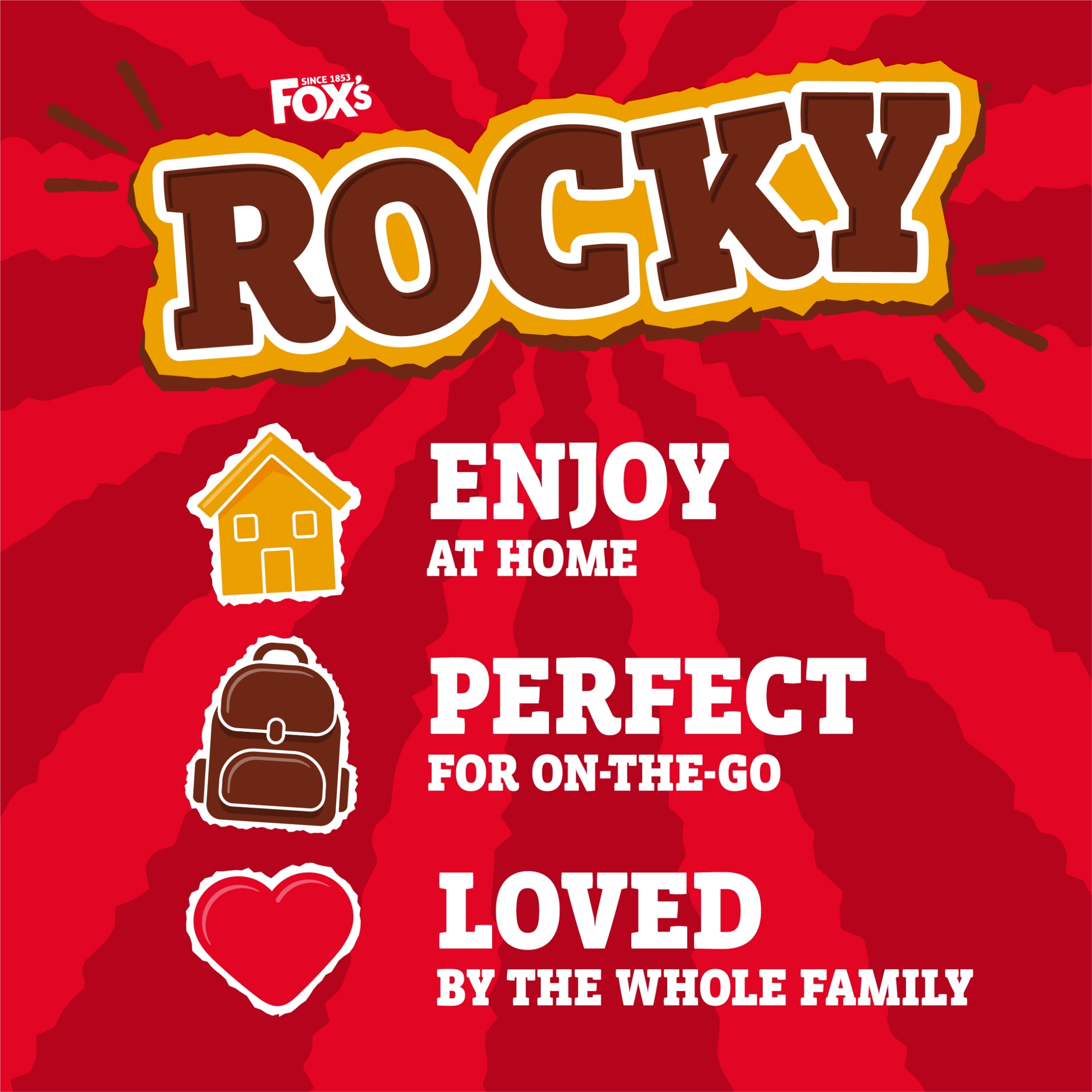 Fox's Biscuits Rocky Caramel Biscuit Bars Multipack, 7 Pack 136.5g thumbnail 4