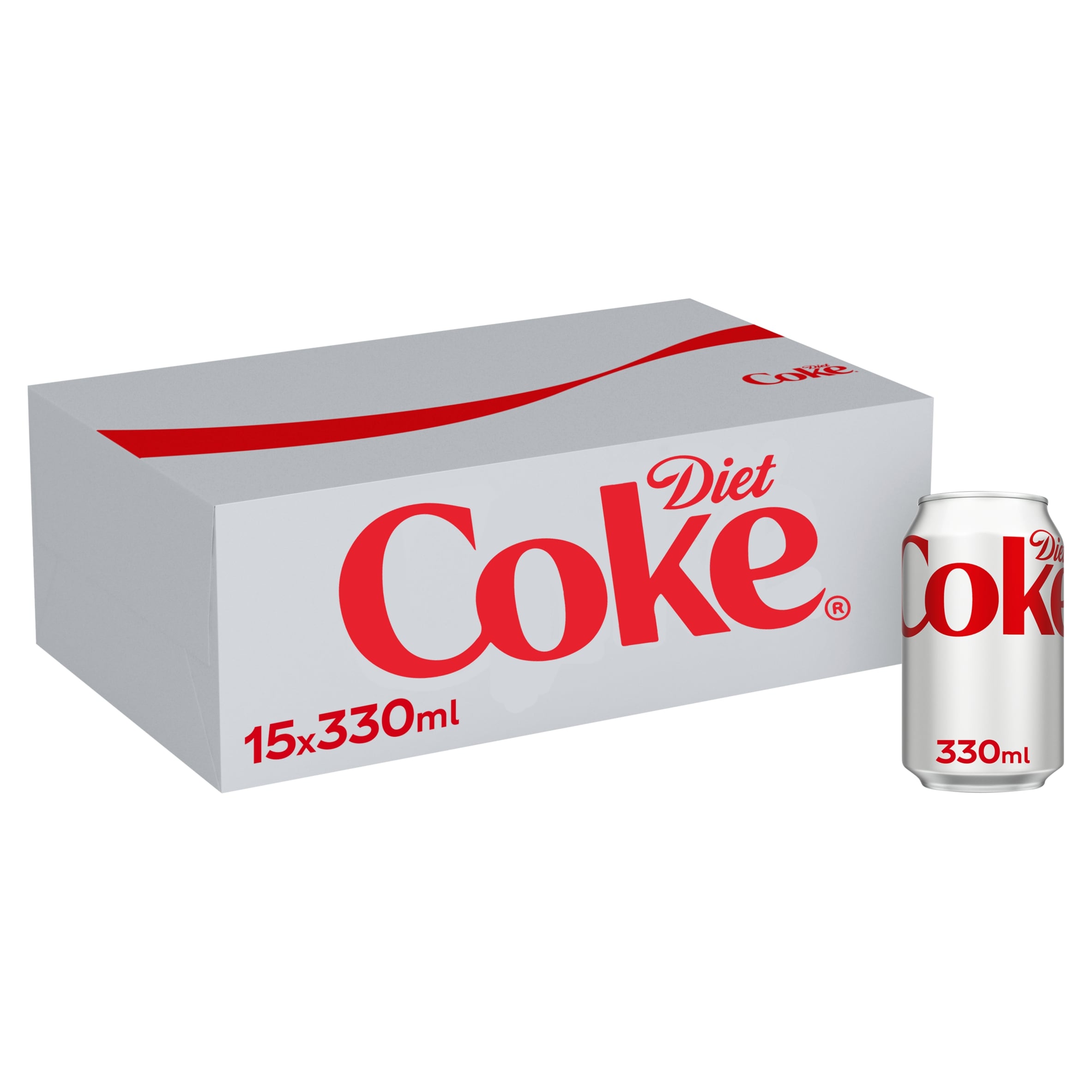 Diet Coke Soft Drink Cans 15 x 330 mL