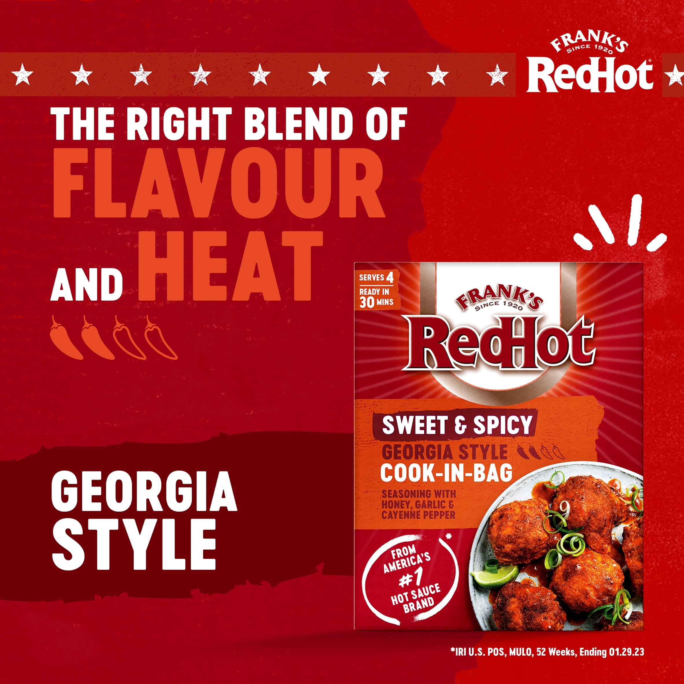 Frank's RedHot Sweet & Spicy Georgia Style Cook-In-Bag 25G thumbnail 2