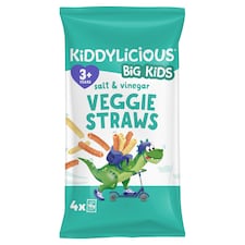 Kiddylicious Veggie Straws - Salt & Vinegar 4x12g