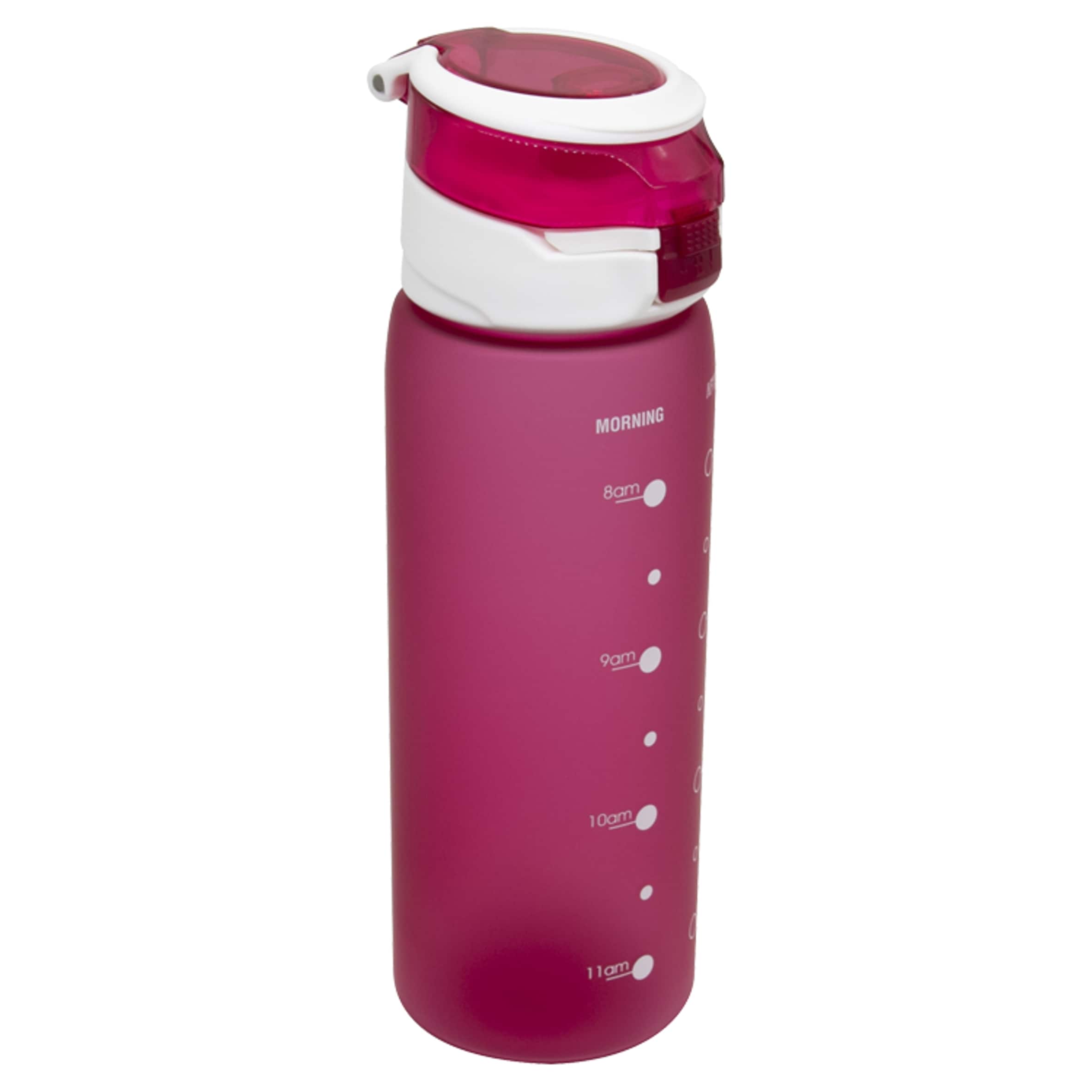 Tesco Matte Pink Chugger Water Bottle 750Ml