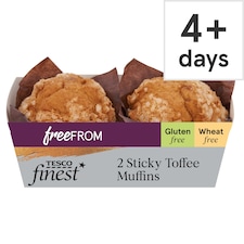 Tesco Finest Free From Sticky Toffee Muffins 2 Pack