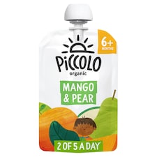Piccolo Organic Mango & Pear 100g