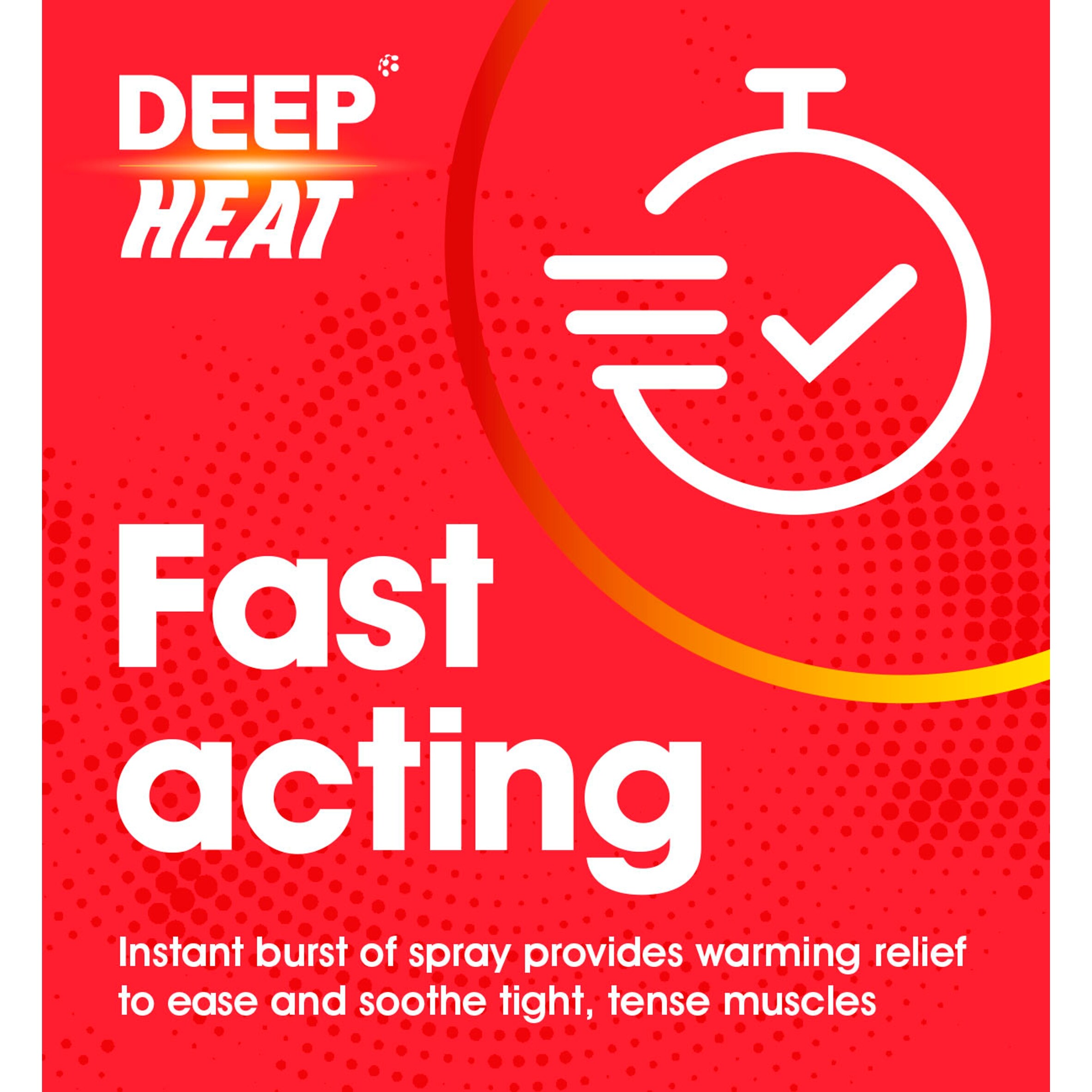 Deep Heat Muscle Rescue Heat Therapy Spray 72.5ml thumbnail 3
