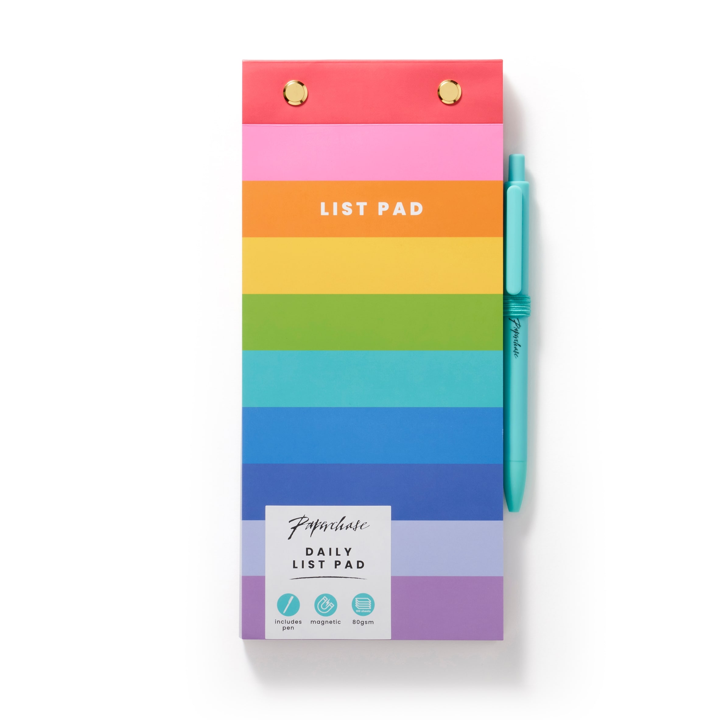 Paperchase Rainbow Daily List Pad