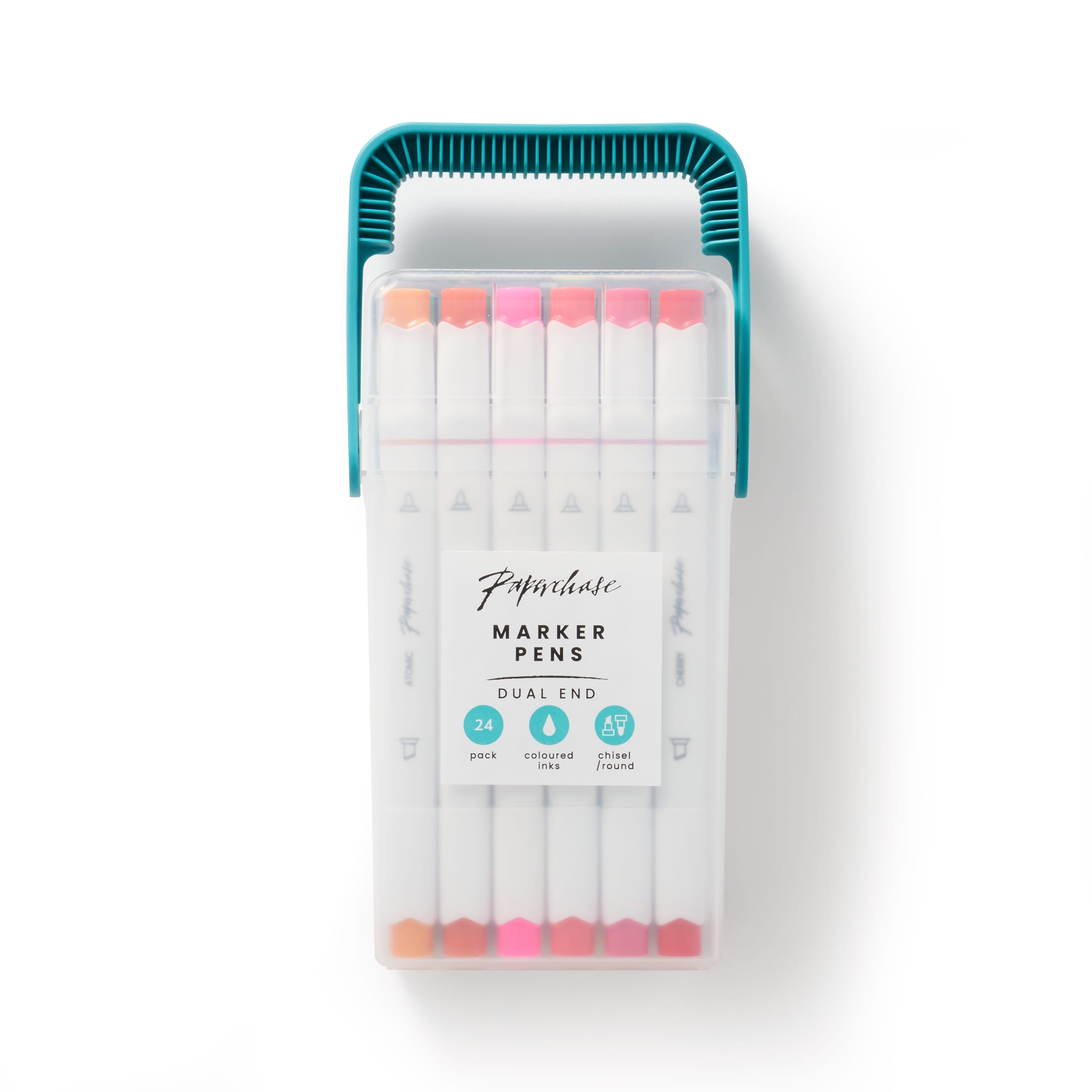Paperchase 24 Dual End Bright Marker Pens