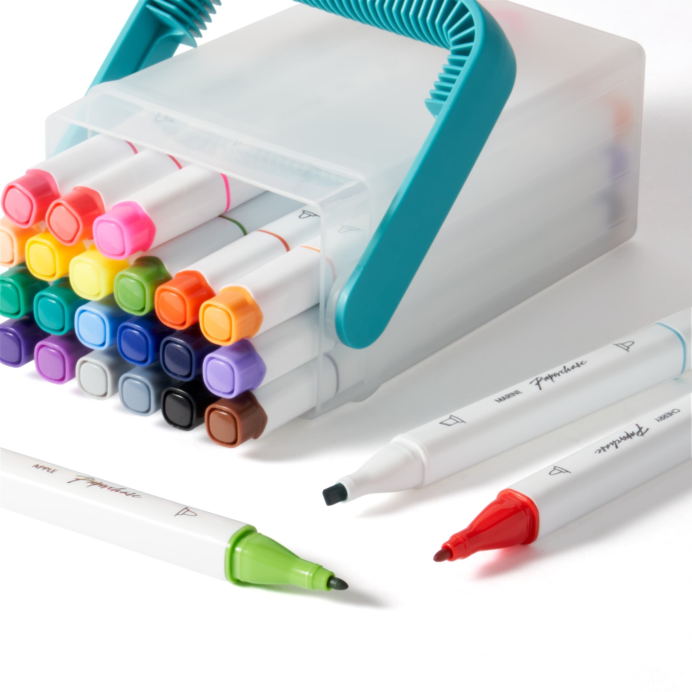 Paperchase 24 Dual End Bright Marker Pens thumbnail 4