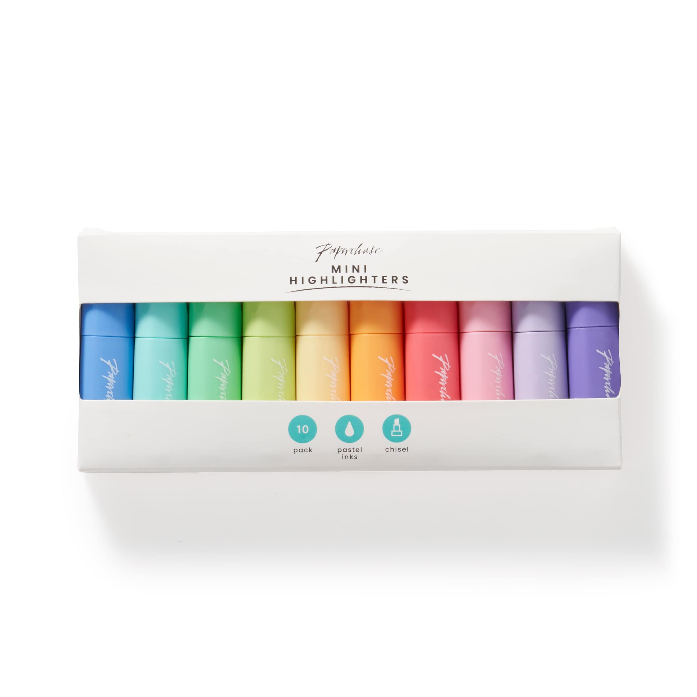 Paperchase 10PK Mini Highlighters