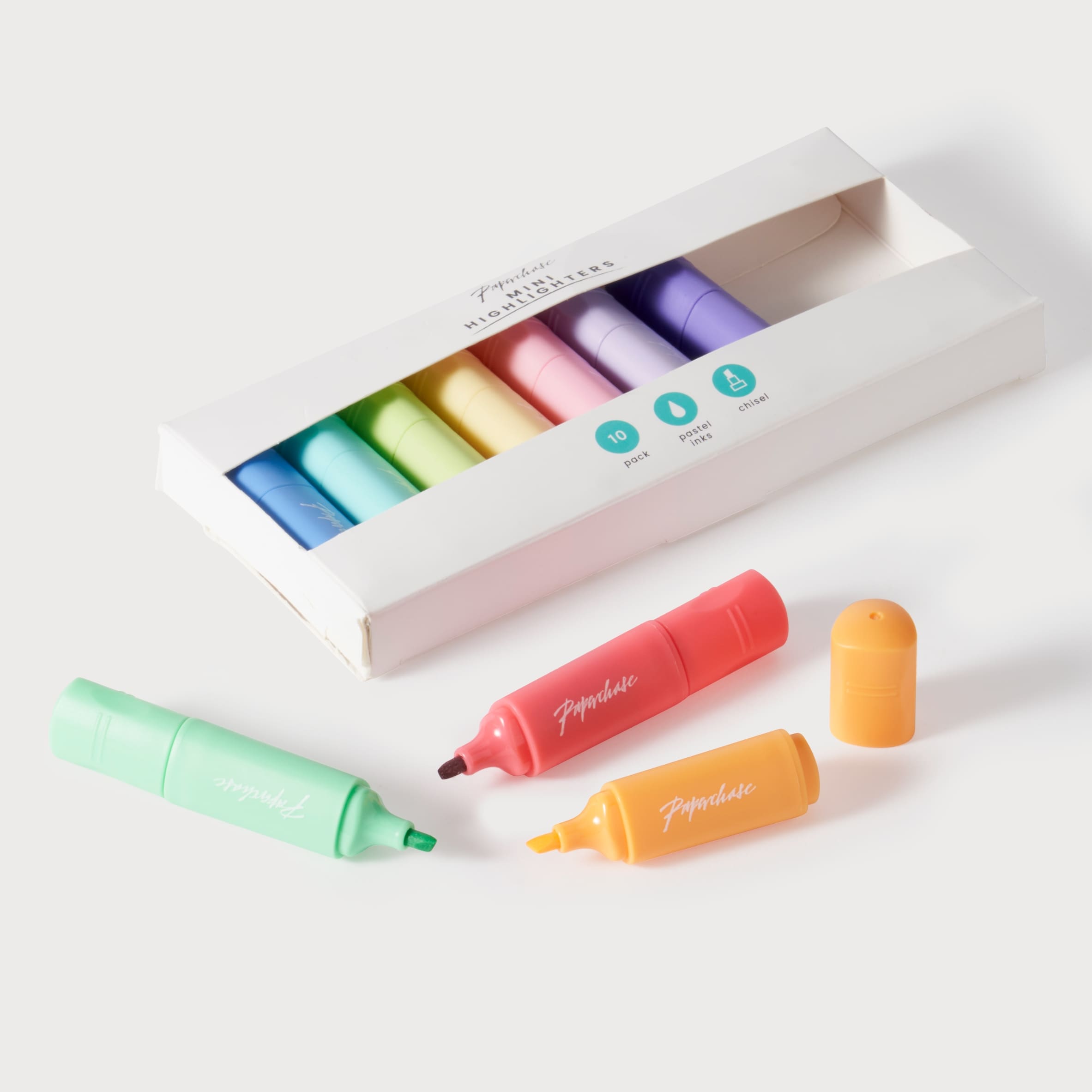 Paperchase 10PK Mini Highlighters thumbnail 3