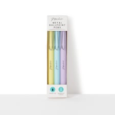 Paperchase Ombre Set of 3 Metal Ball Point Pens thumbnail 2