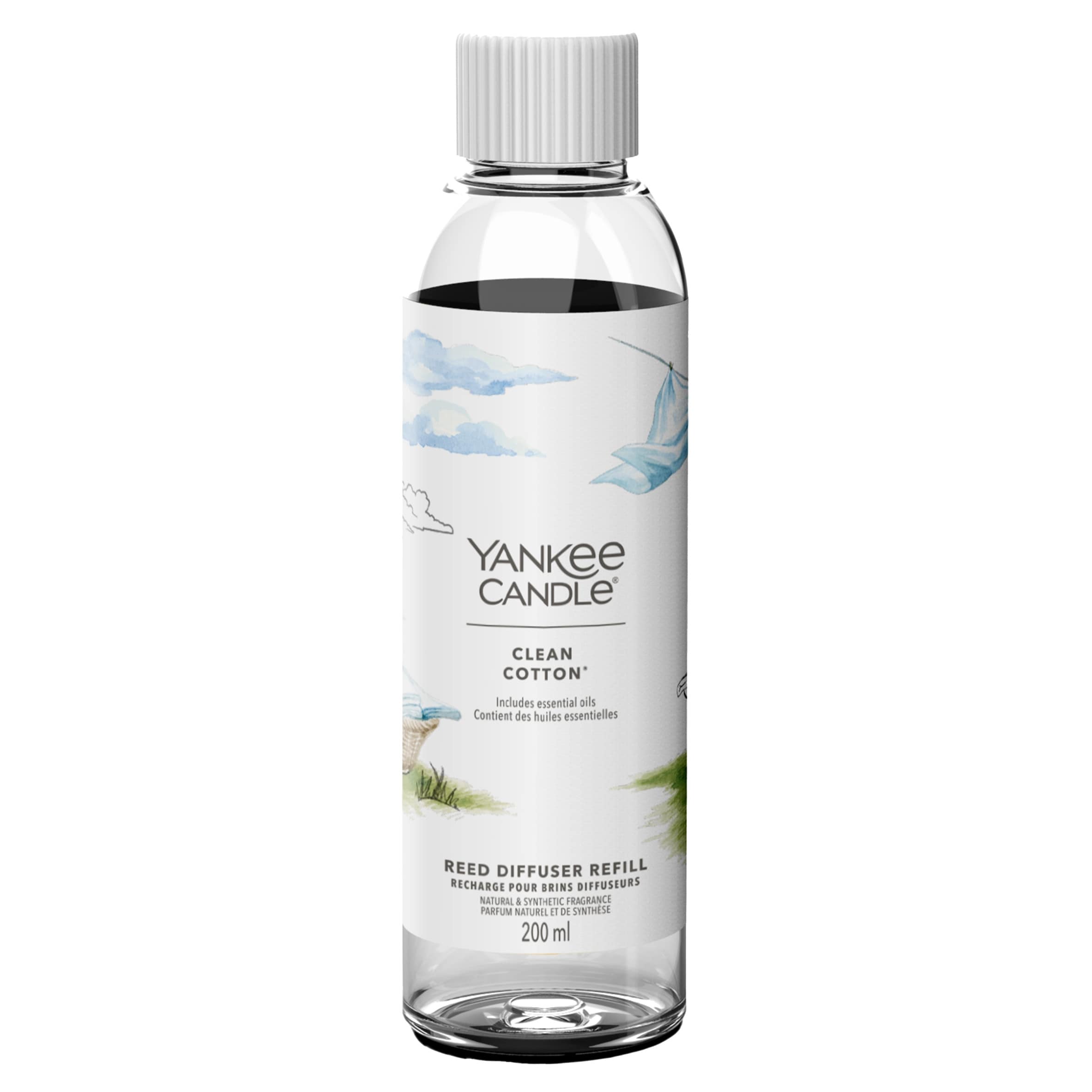 Yankee Classic Clean Cotton Reed Diffuser Refill 200ML