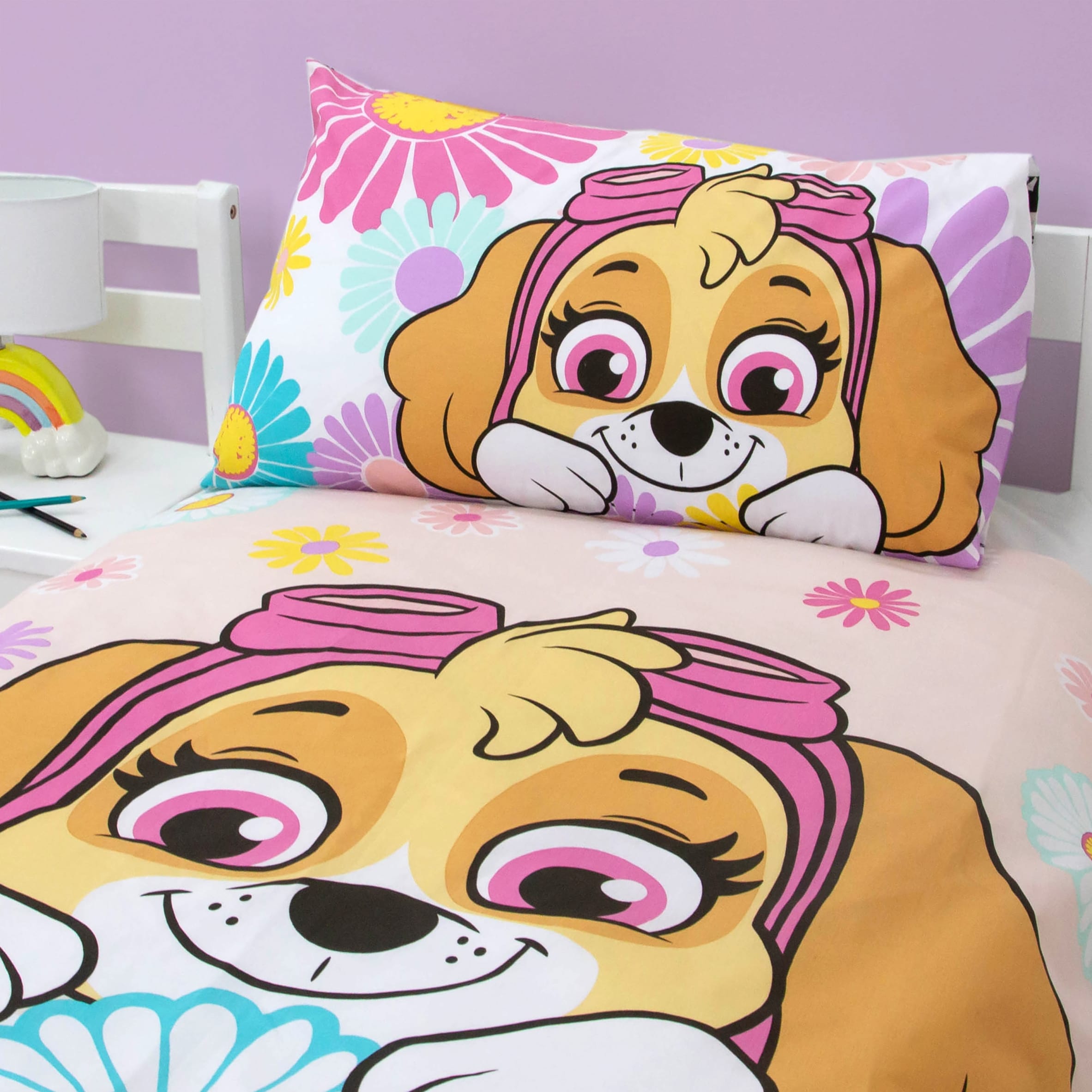 Paw Patrol Flowers Duvet Set Single thumbnail 4