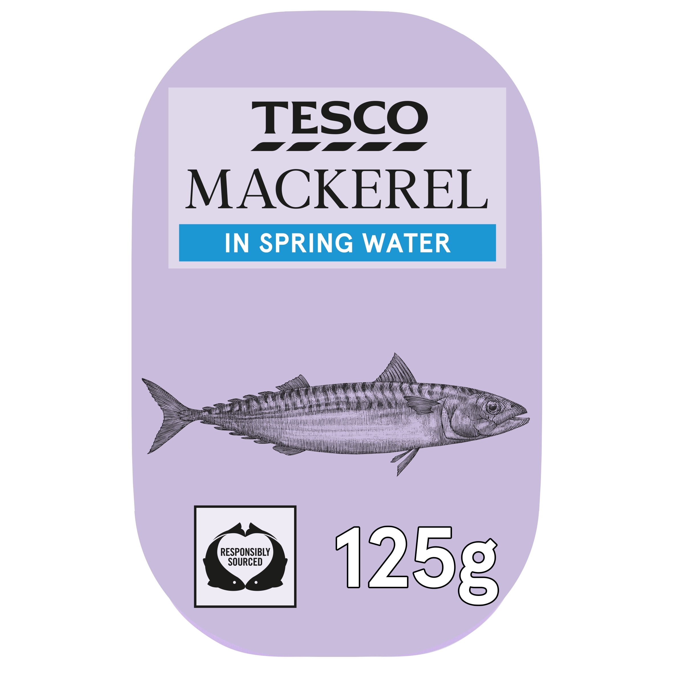 Tesco Mackerel in Spring Water 125g