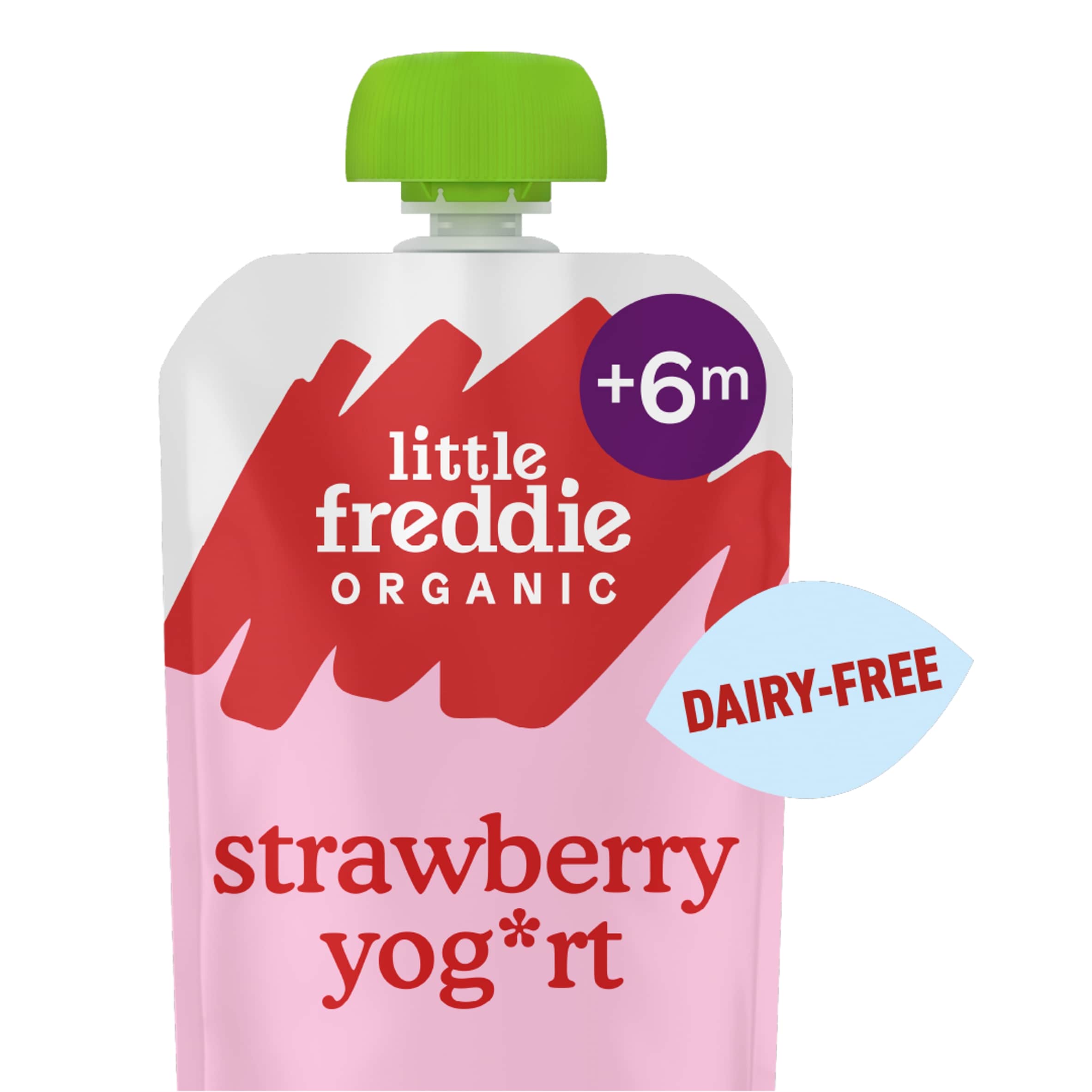 Little Freddie  Organic Strawberry Dairy Free Yoghurt
