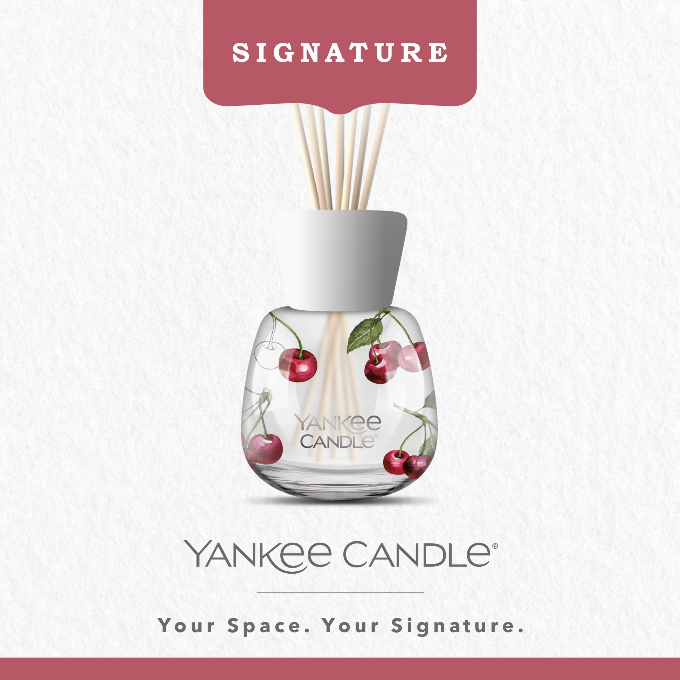 Yankee Classic Black Cherry Reed Diffuser 100ML thumbnail 2
