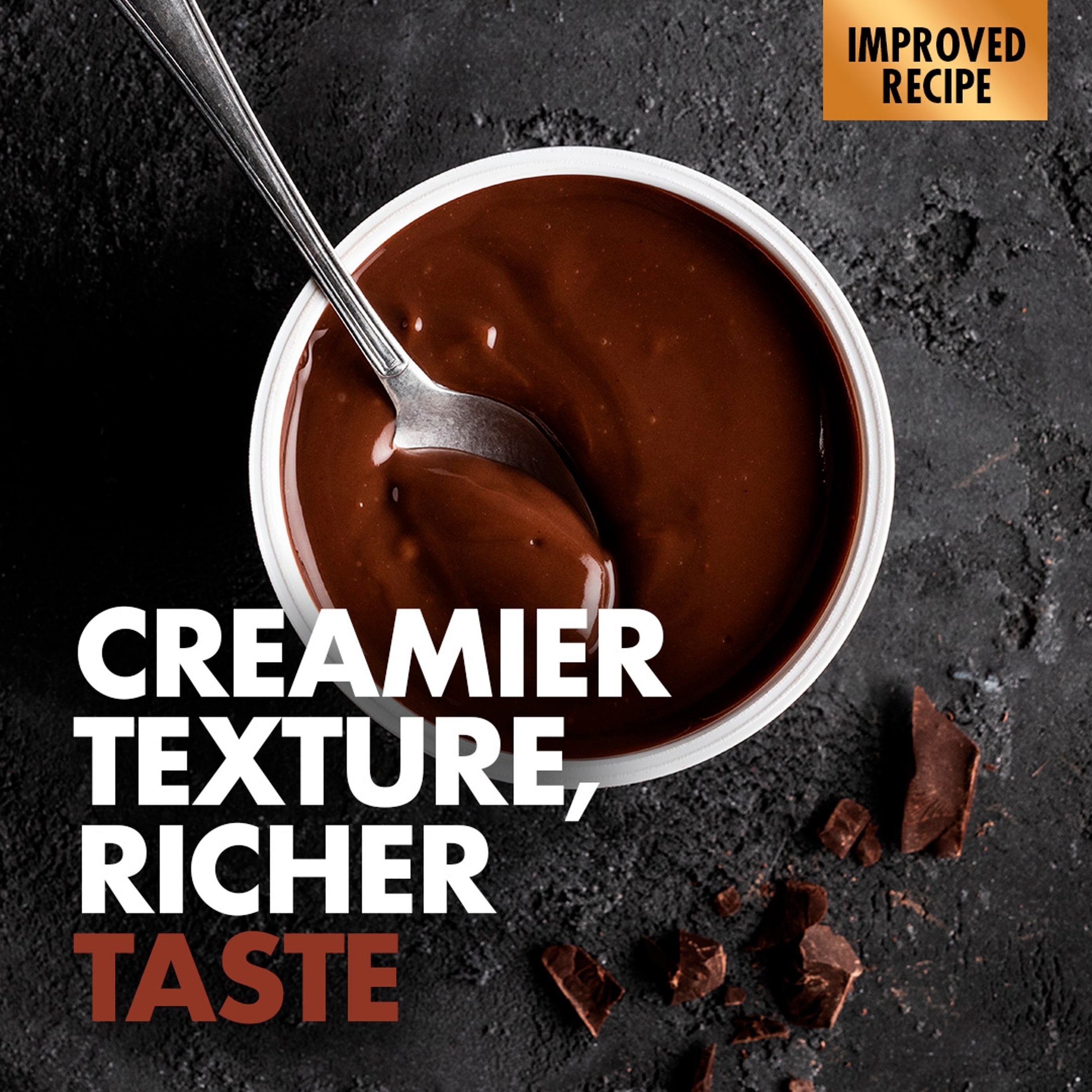 GetPro 18g Chocolate & Hazelnut High Protein Pudding 180g thumbnail 3