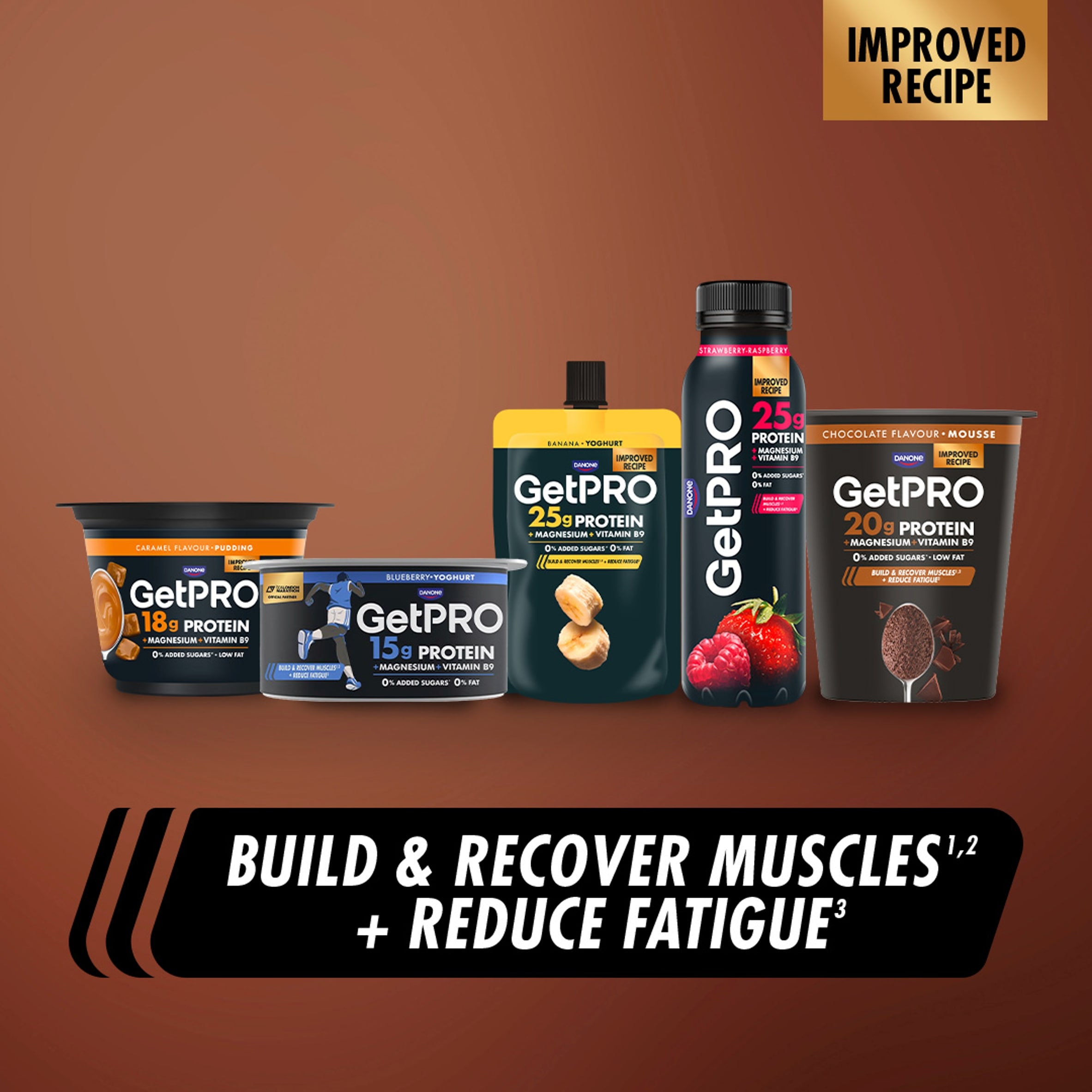 GetPro 18g Chocolate & Hazelnut High Protein Pudding 180g thumbnail 4