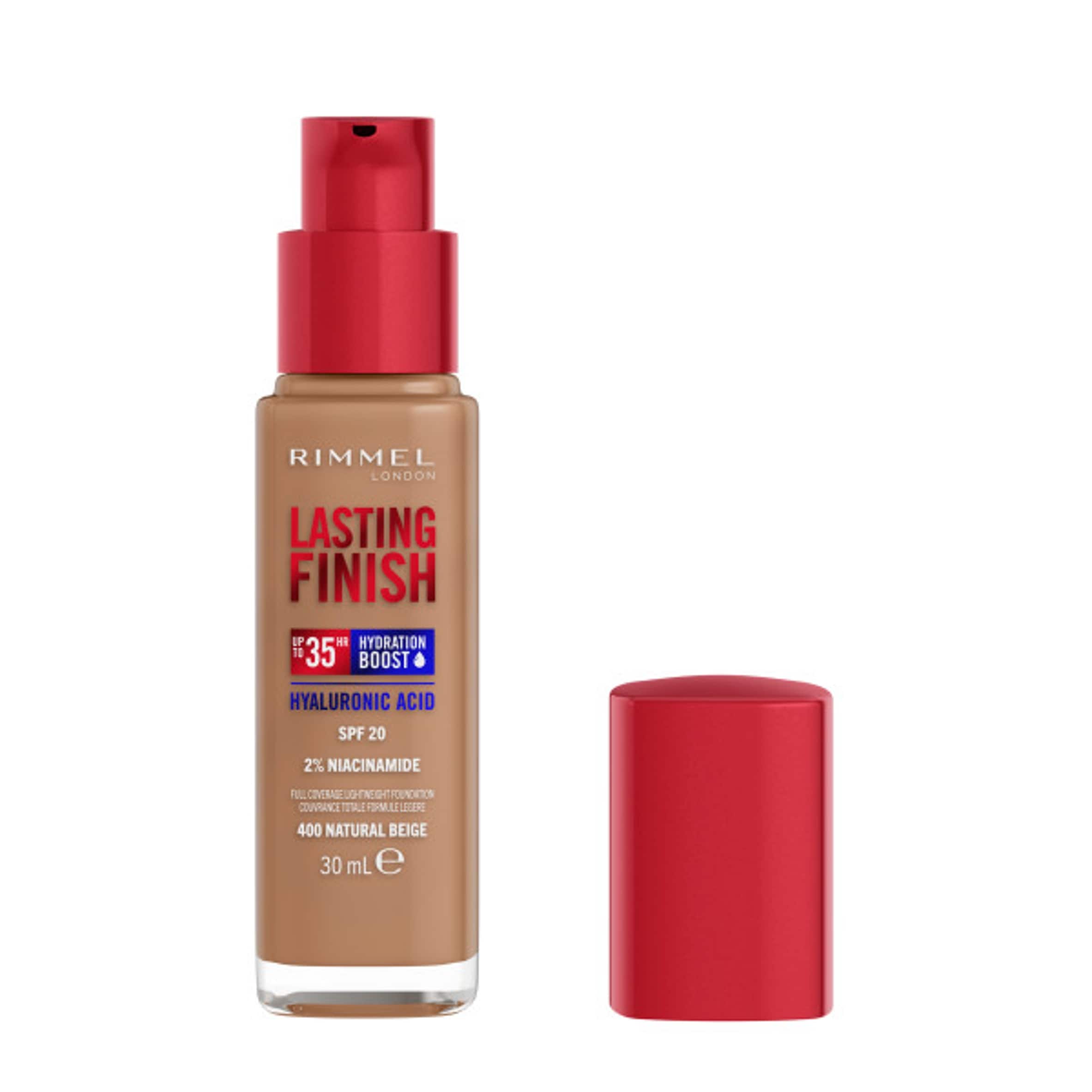 Rimmel Lasting Finish Foundation 400 Natural Beige 30Ml thumbnail 2