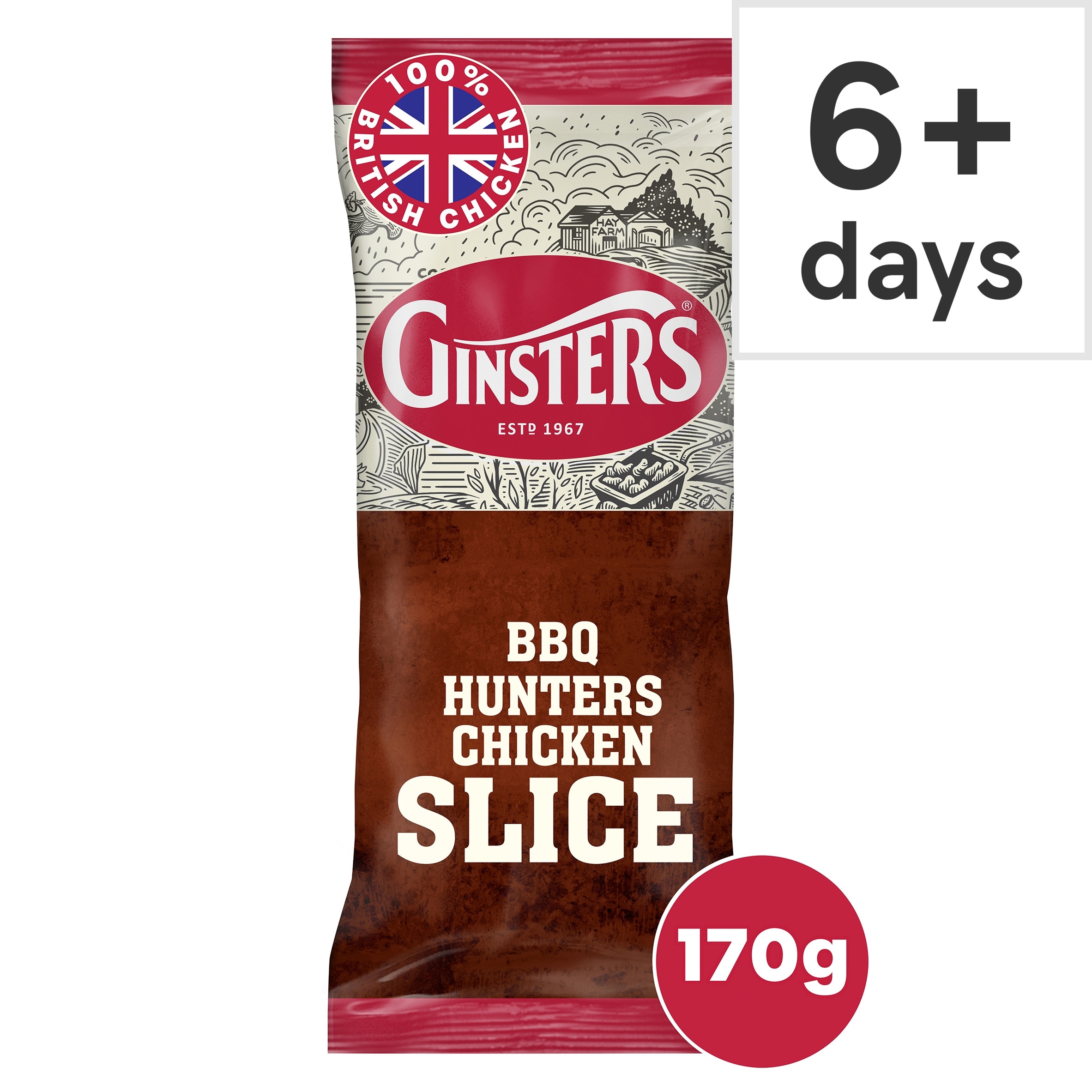Ginsters BBQ Hunters Chicken Slice 170g