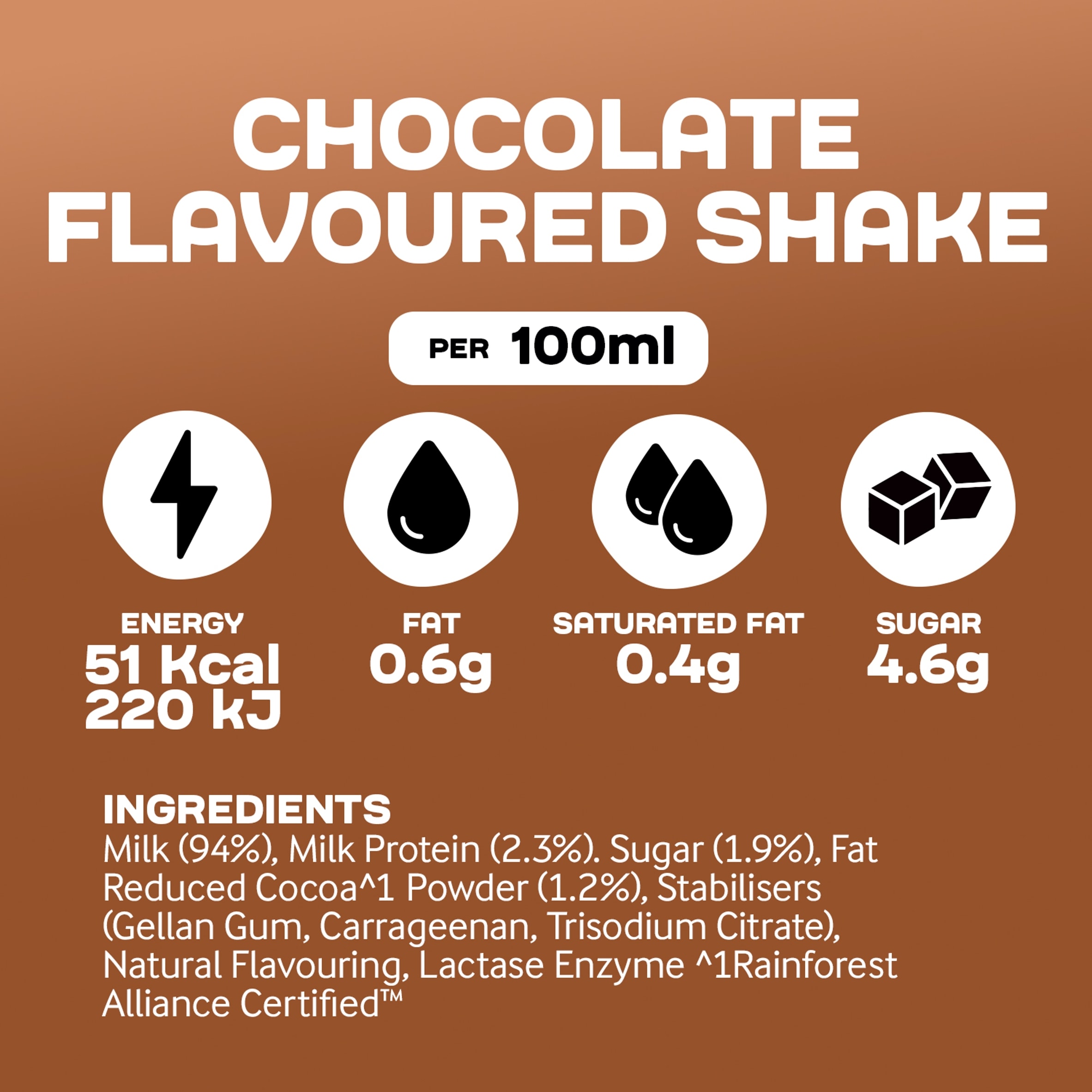 Arla Protein Chocolate Milk Shake 482ml thumbnail 4