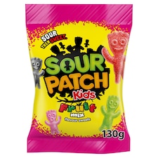 Sour Patch Kids Fruit Mix Sweets Bag 130g