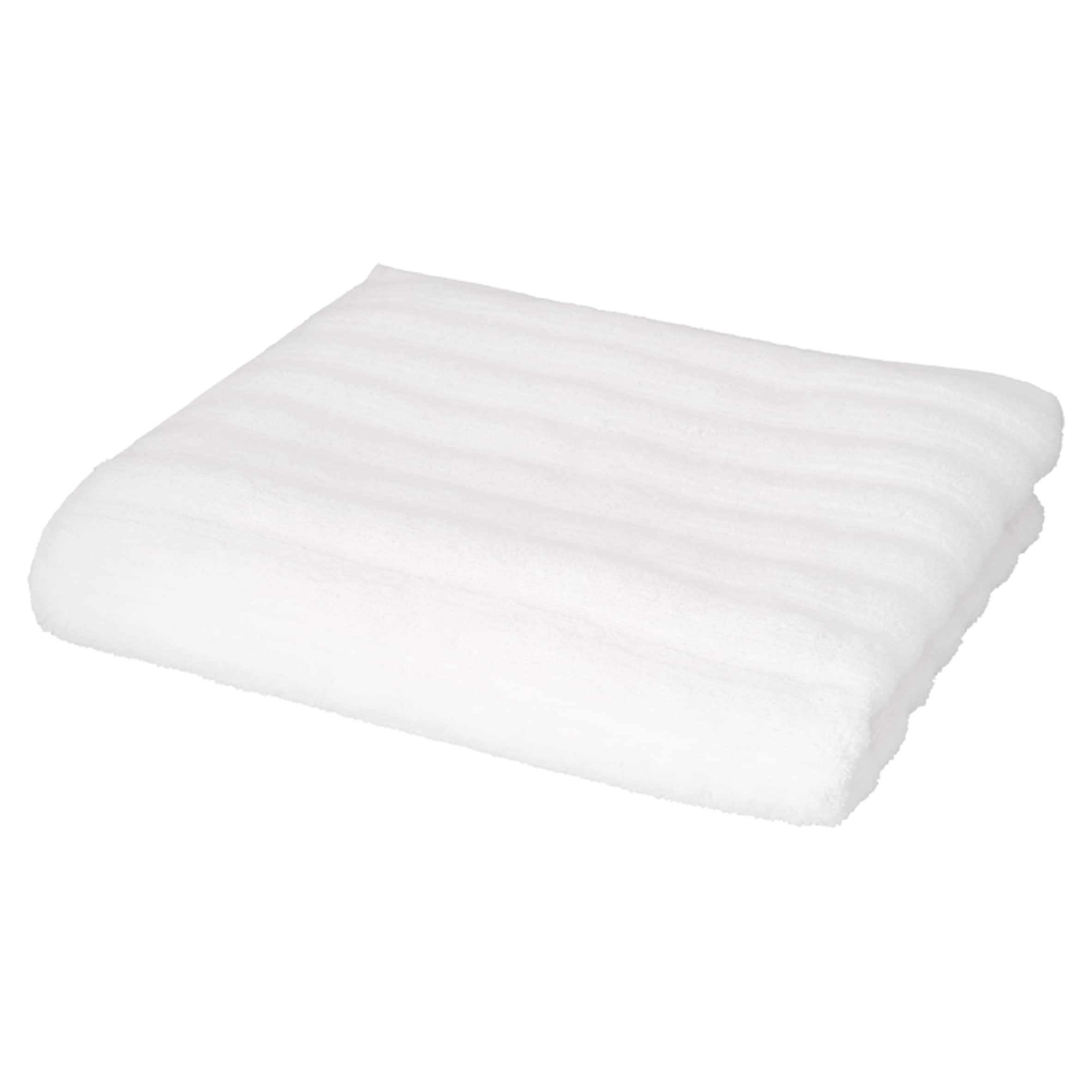 F&F Home White Ribbed Hand Towel