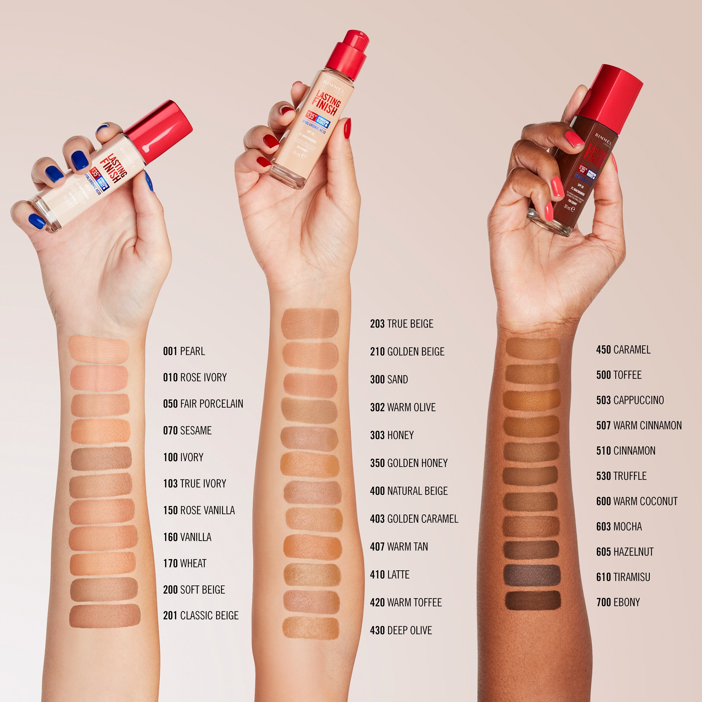 Rimmel Lasting Finish Foundation 160 Vanilla 30Ml thumbnail 2