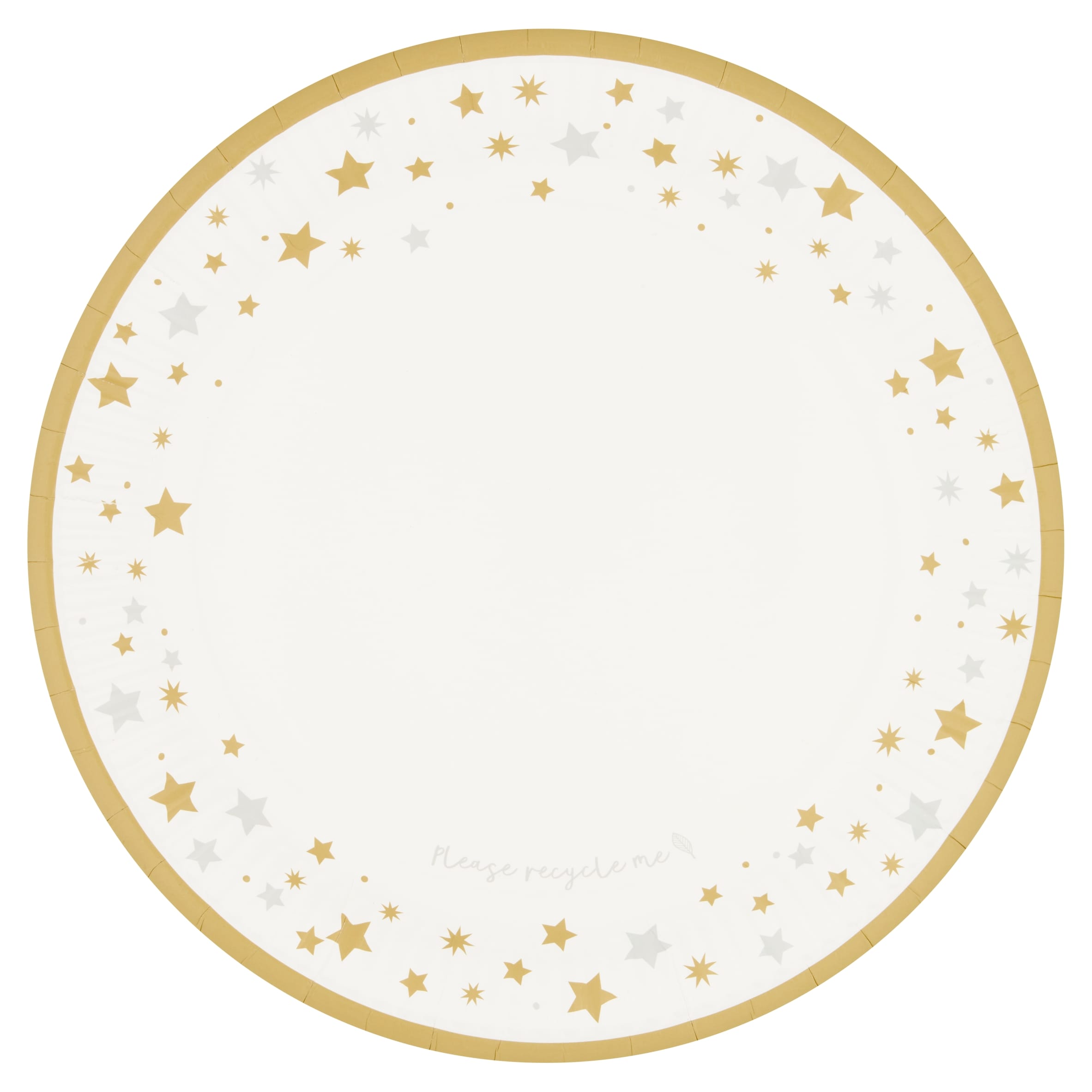 Tesco Party Time Paper Plates 23cm 10 Pack