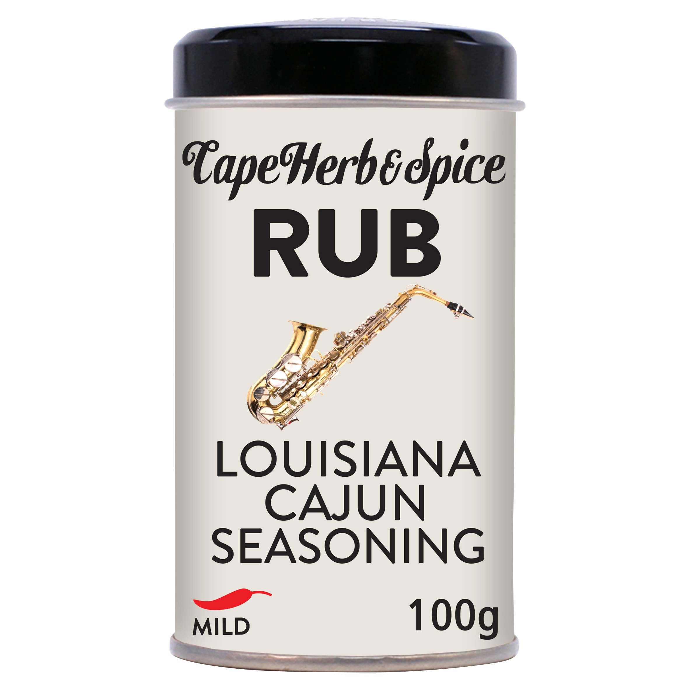 Cape Herb & Spice Louisiana Cajun Seasoning Rub Tin