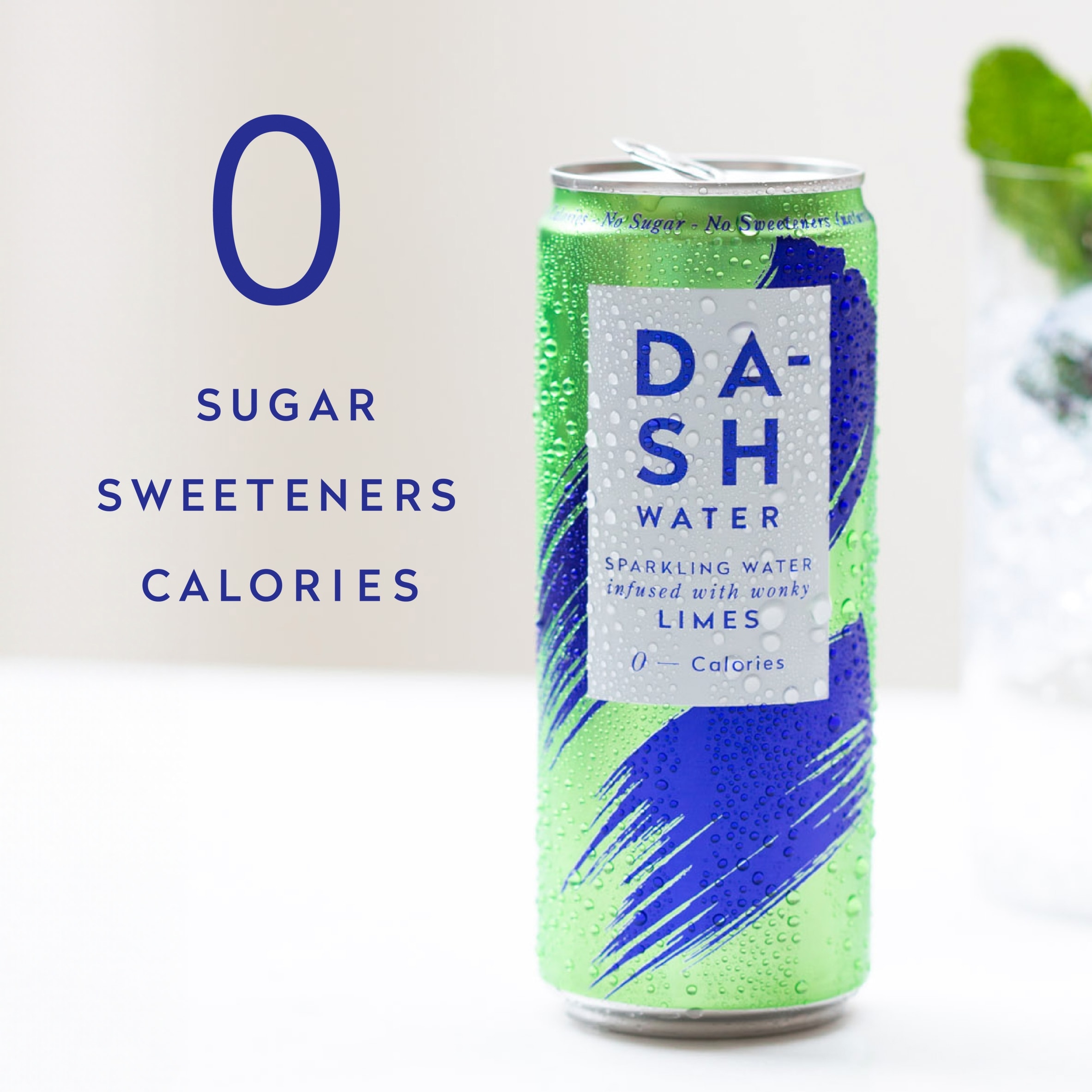 Dash Lime Sparkling Water 4 x 330ml thumbnail 4