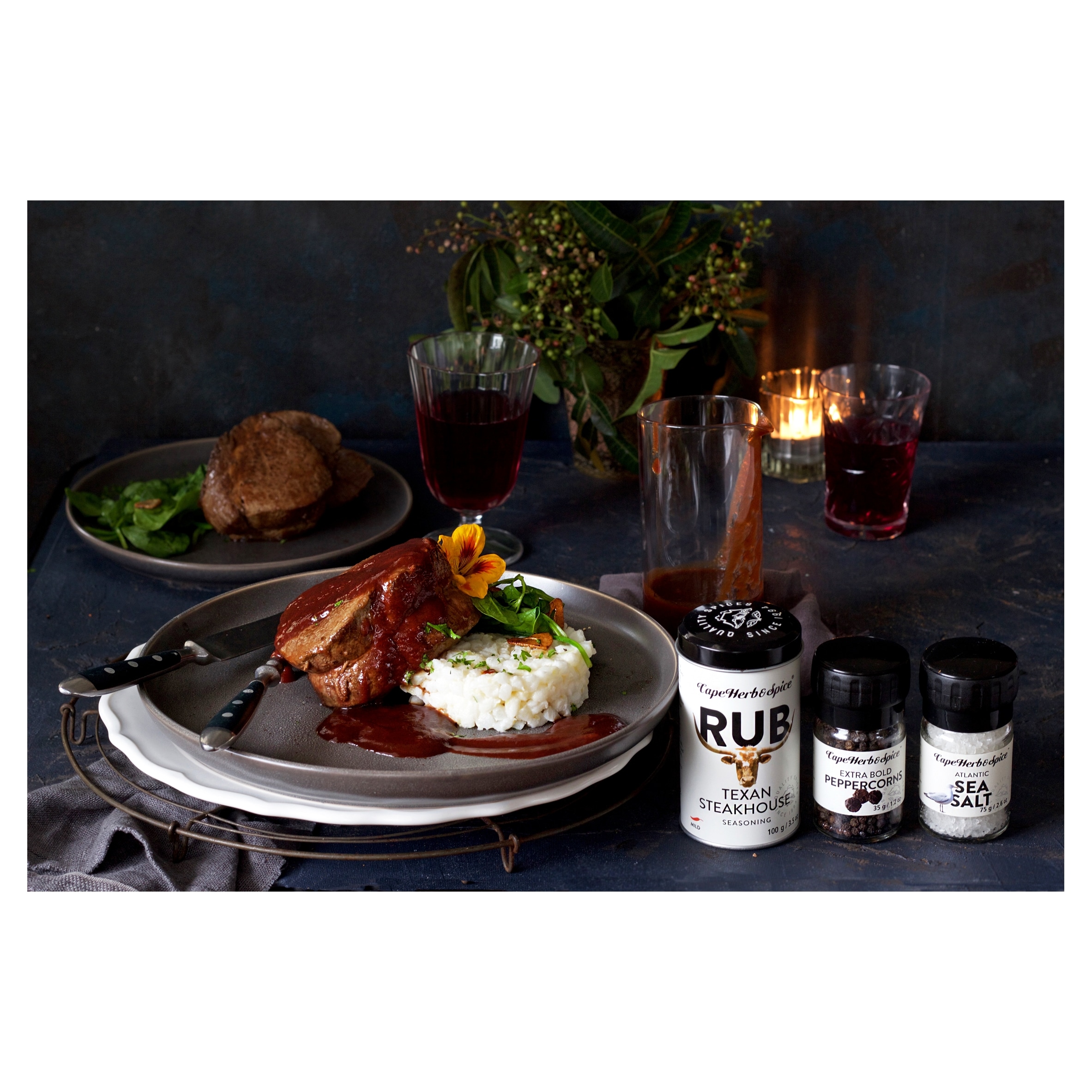 Cape Herb & Spice Rub Texan Steakhouse Seasoning 100g thumbnail 2