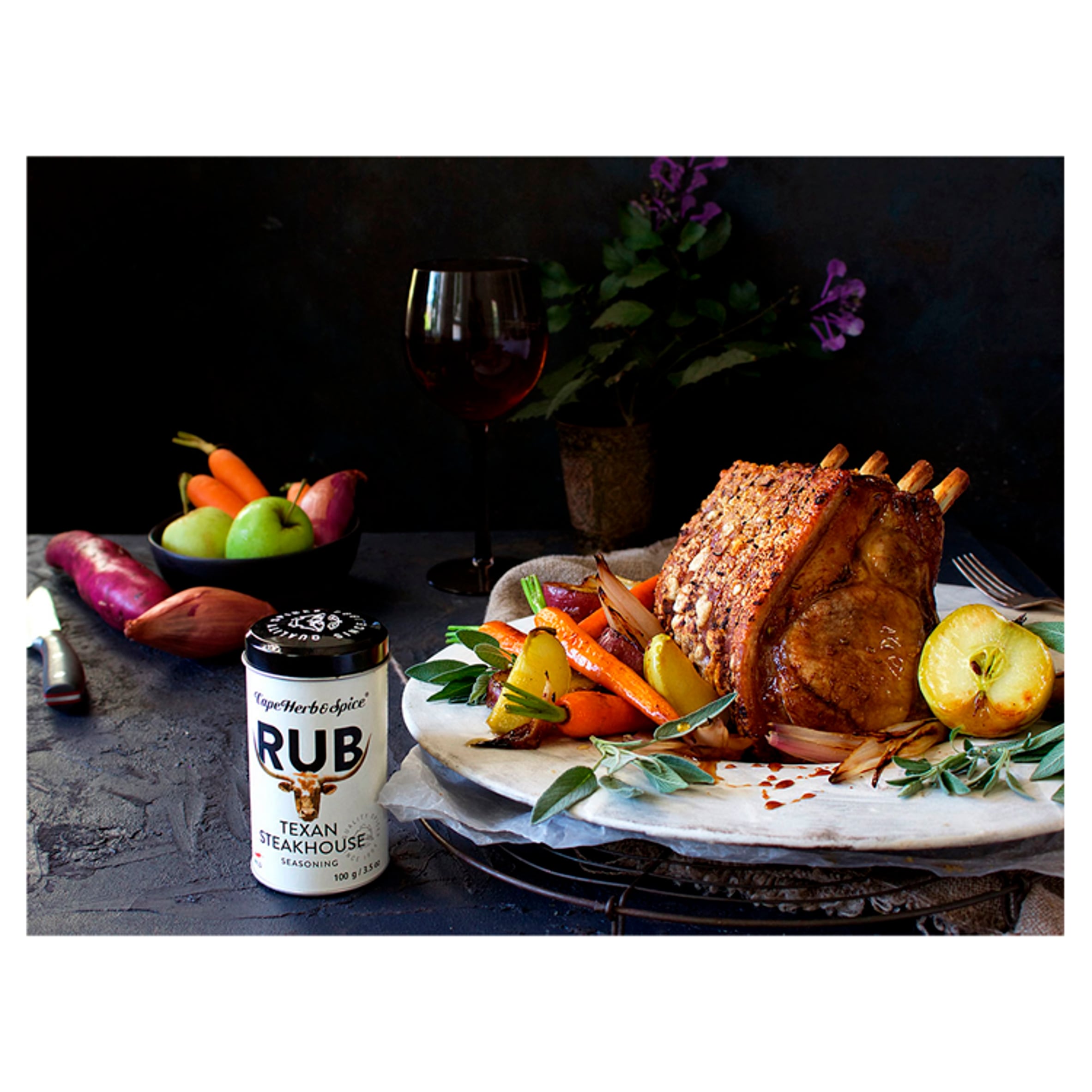Cape Herb & Spice Rub Texan Steakhouse Seasoning 100g thumbnail 3