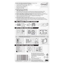 Command Extra Large Picture Hanging Strips White 4 pack thumbnail 3