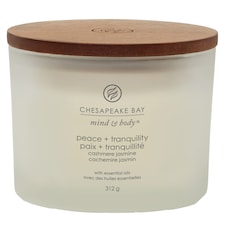 Chesapeake Multi Wick Candle Peace & Tranquillity (Cashmere Jasmine) 312g