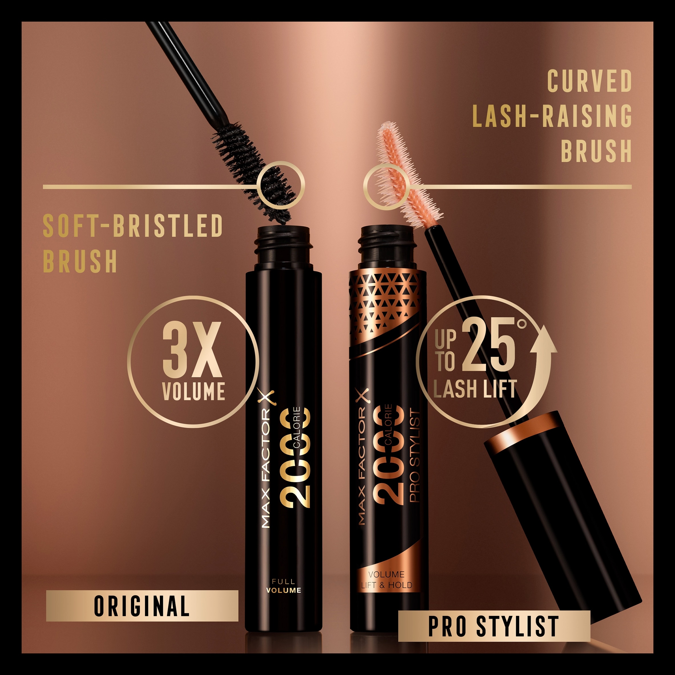 Max Factor 2000 Pro Stylist Mascara Black 001 9Ml thumbnail 4